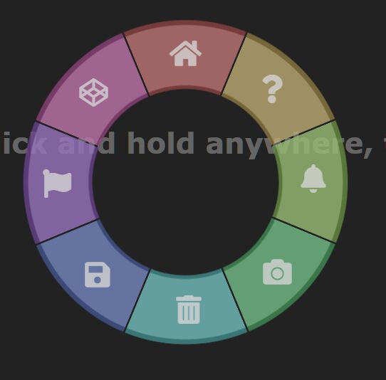 Interactive Wheel Menu